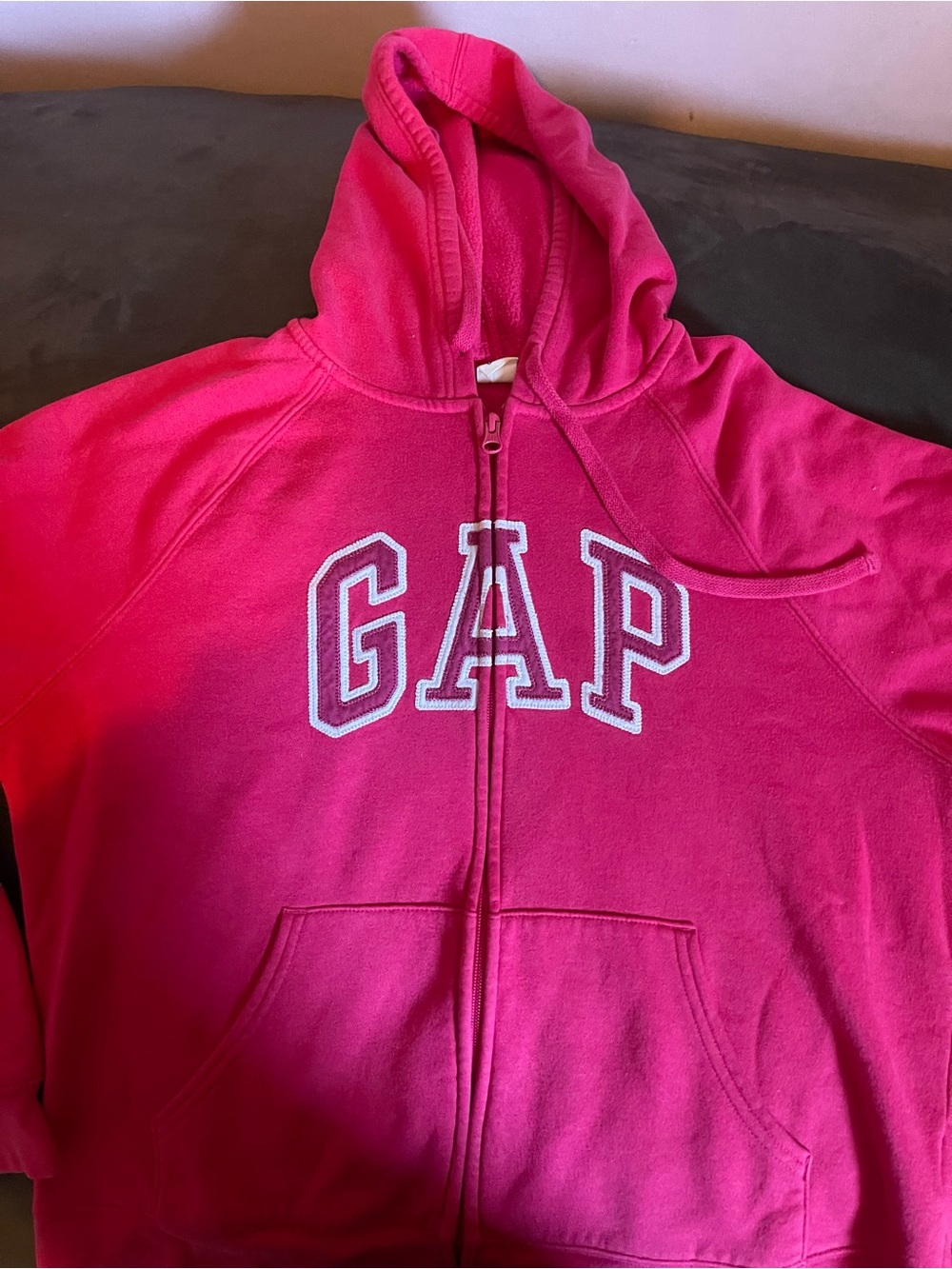 GAP Pink Zip-Up Hoodie